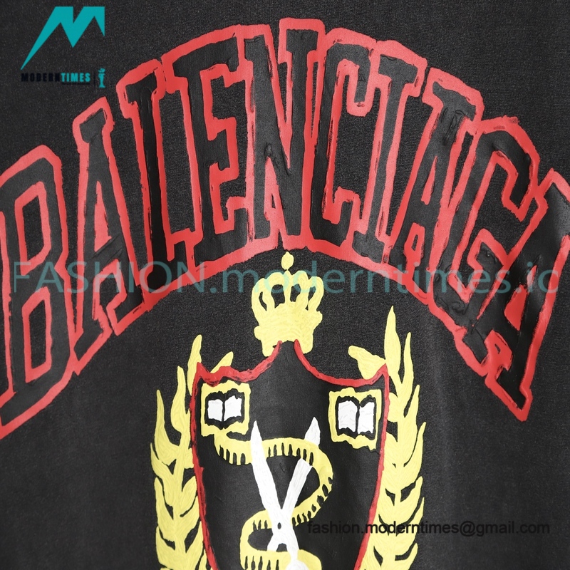 Balenciaga - 23SS Scissor Print Short Sleeve T-shirt
